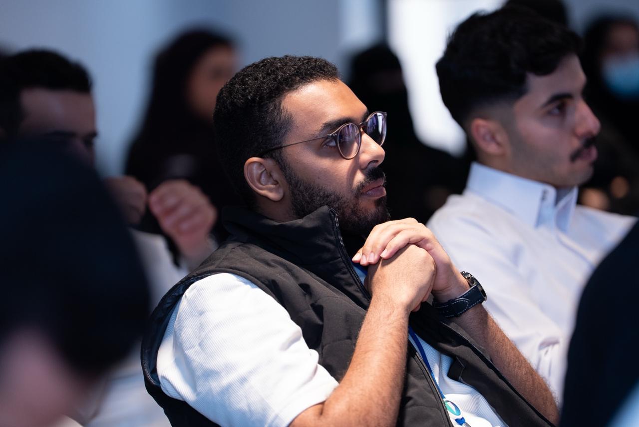 Ahmed Badawy at an event in Riyadh